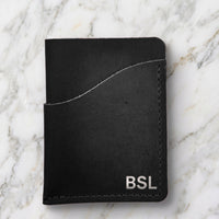 Wave Wallet – Handmade Minimalist Slim Card Holder