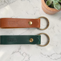 Personalized Leather Keychain