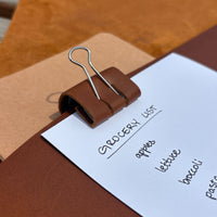 Personalized Leather Clip Money Holder (Set of 3)