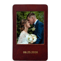 Personalized Leather Photo Frame | Magnetic Picture Frame