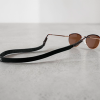 Monogrammed Leather Sunglass Strap