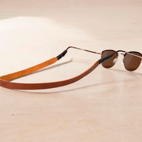 Monogrammed Leather Sunglass Strap