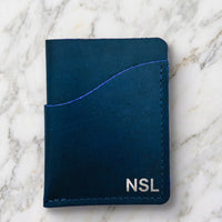 Wave Wallet – Handmade Minimalist Slim Card Holder