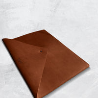 Personalized Leather Laptop Sleeve | Custom Leather Laptop Case