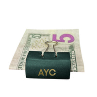 Personalized Leather Clip Money Holder (Set of 3)