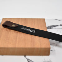 Two-Tone Personalized Leather Bookmark