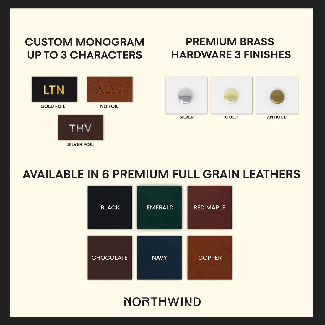 Personalized Leather Cord Keeper