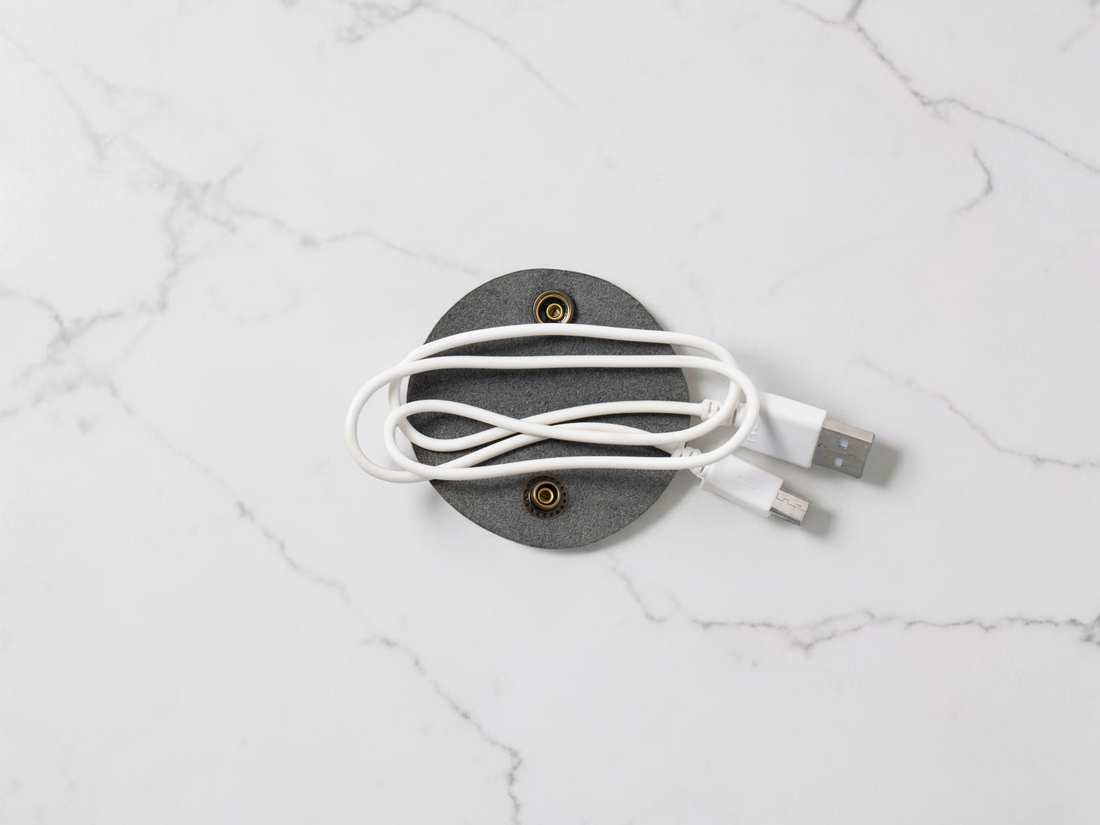 Personalized Leather Cord Taco