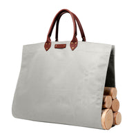 Personalized Canvas Log Carrier