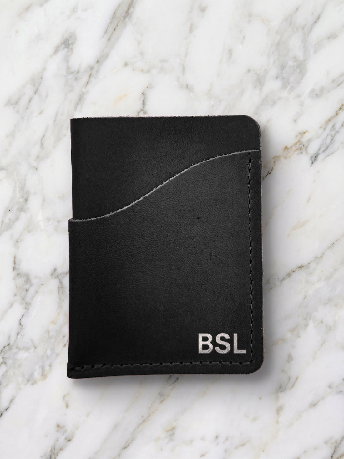 Wave Wallet – Handmade Minimalist Slim Card Holder