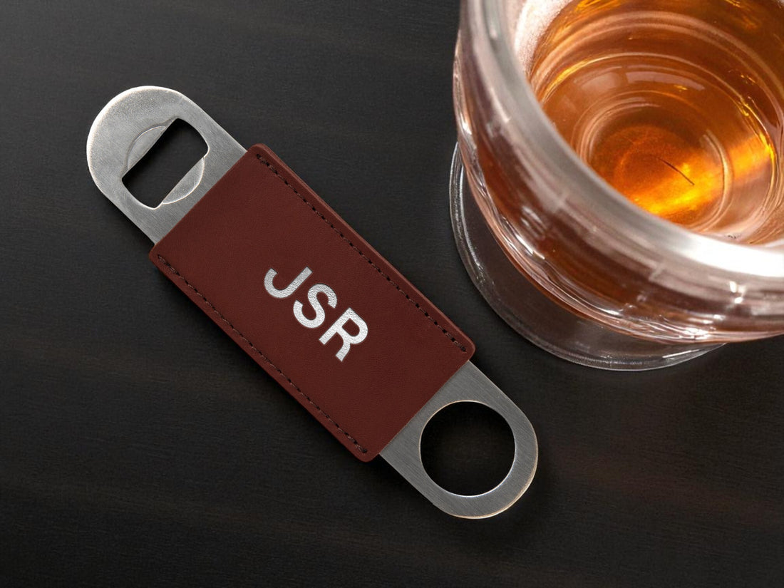 Leather Wrapped Bottle Opener