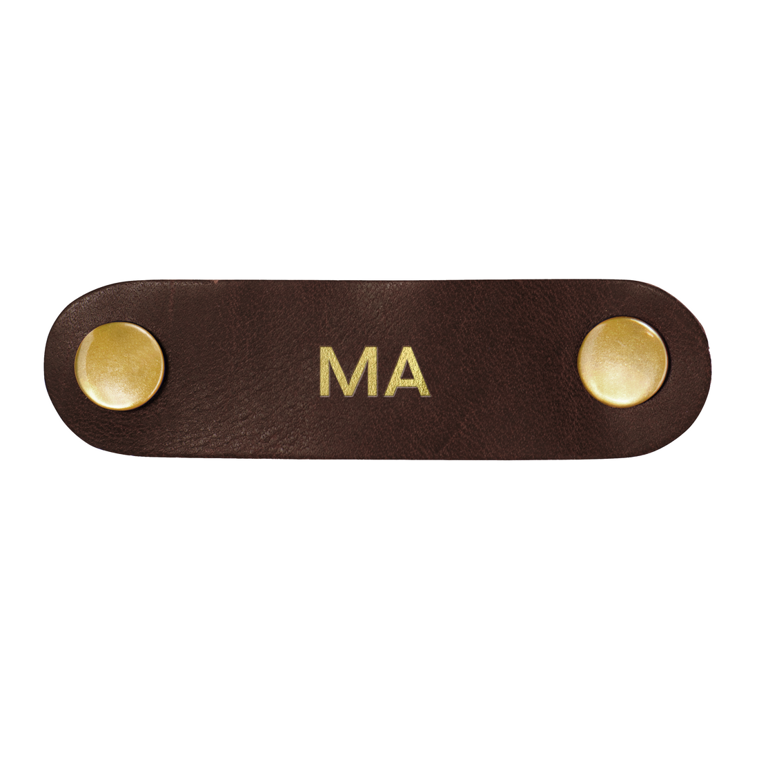 Personalized Leather Cord Keeper