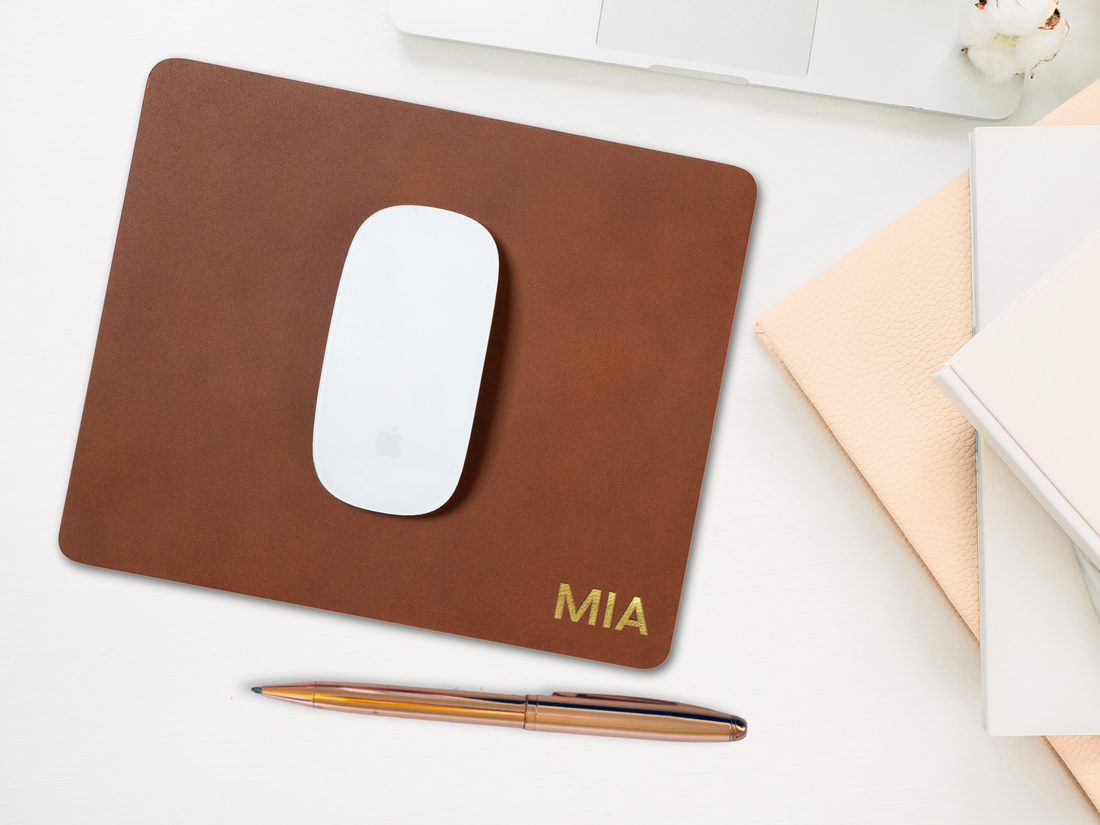 Personalized Leather Mousepad