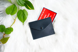 Personalized Full Grain Leather Mahjong Card Holder | Mahjong Score Card Case | Mahjong Gift for Women