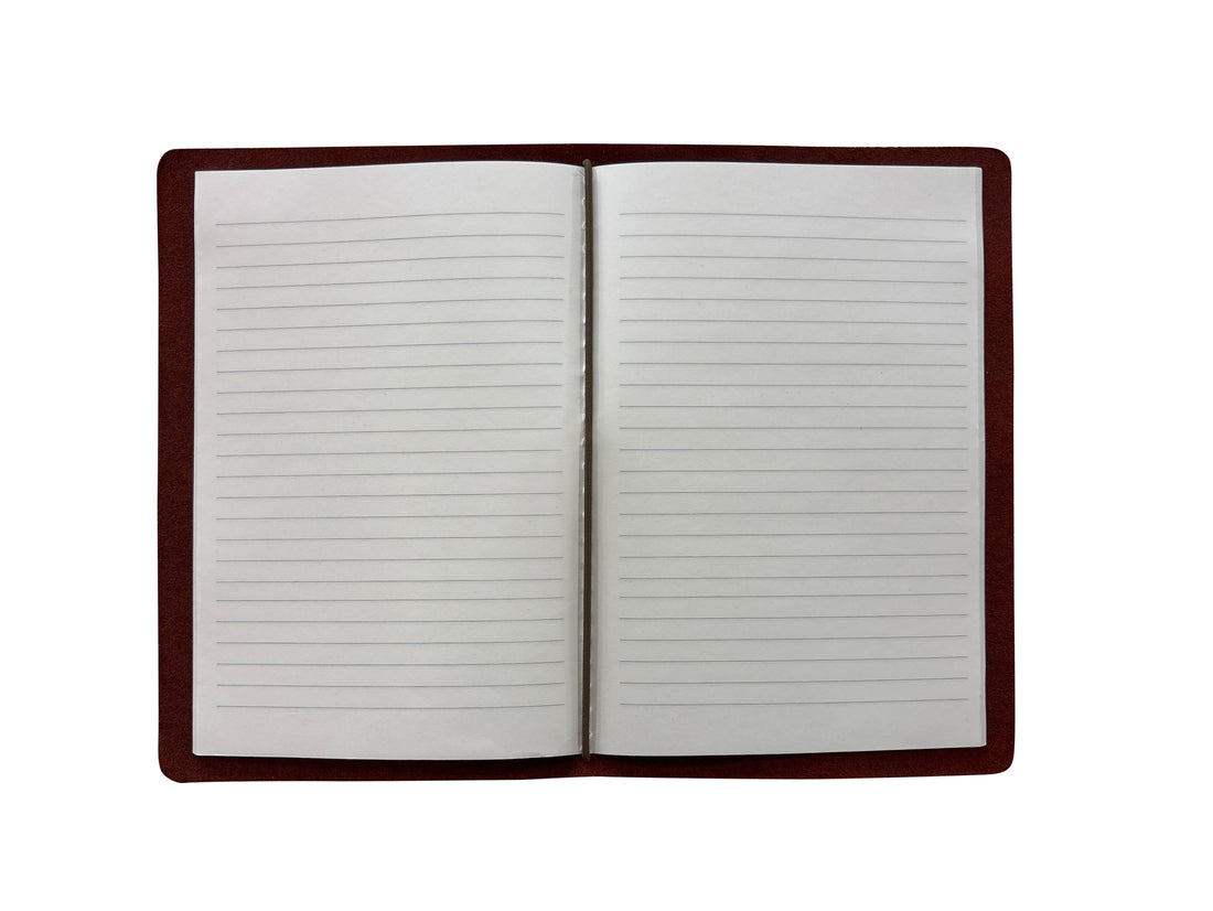 Refillable Medium Notebook Sleeve with Stretch Cord | Handmade in the USA