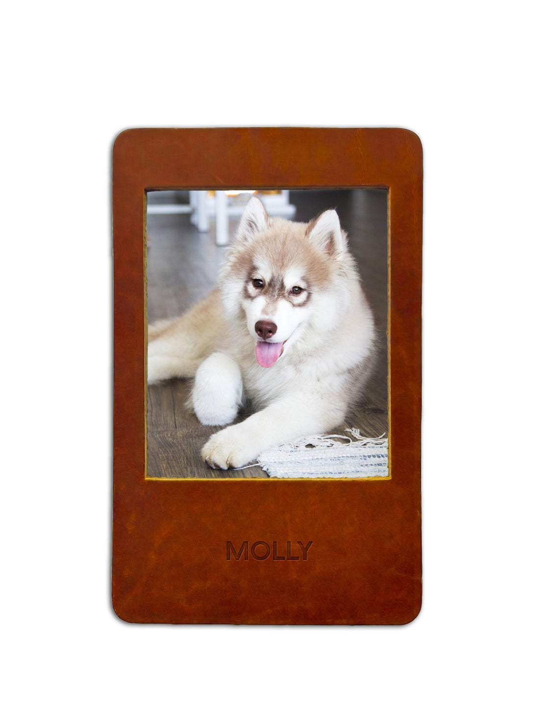 Personalized Leather Photo Frame | Magnetic Picture Frame