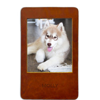 Personalized Leather Photo Frame | Magnetic Picture Frame