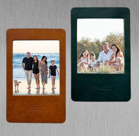 Personalized Leather Photo Frame | Magnetic Picture Frame