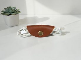 Personalized Leather Cord Taco