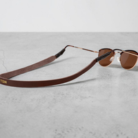 Monogrammed Leather Sunglass Strap