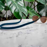 Monogrammed Leather Sunglass Strap