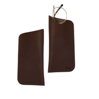 Personalized Leather Sunglass Case