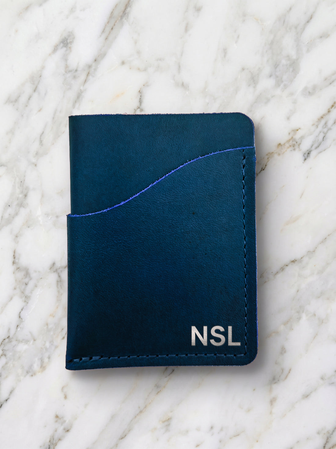 Wave Wallet – Handmade Minimalist Slim Card Holder