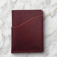 Wave Wallet – Handmade Minimalist Slim Card Holder