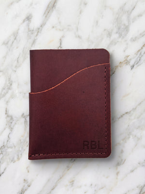 Wave Wallet – Handmade Minimalist Slim Card Holder
