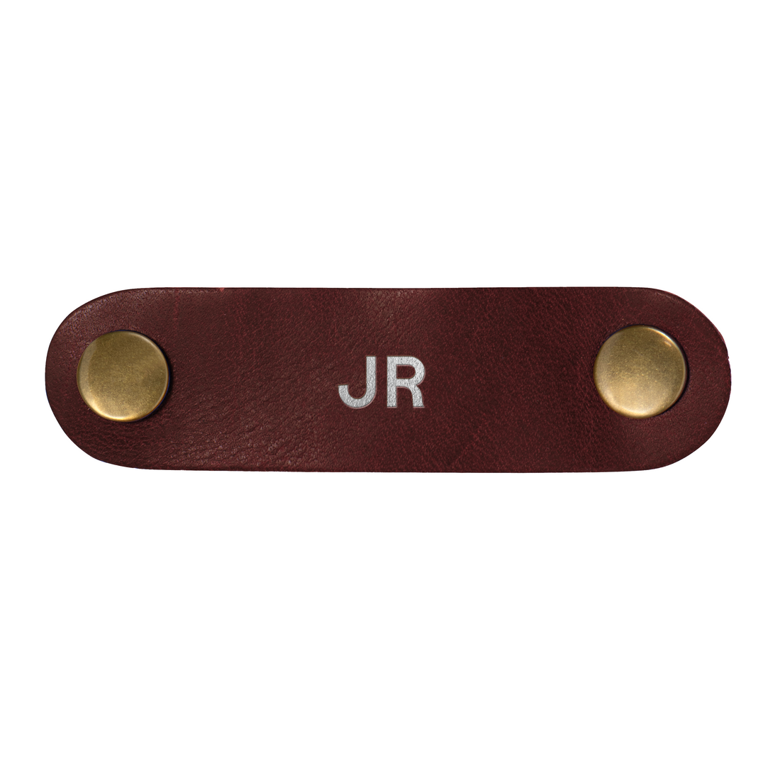 Personalized Leather Cord Keeper