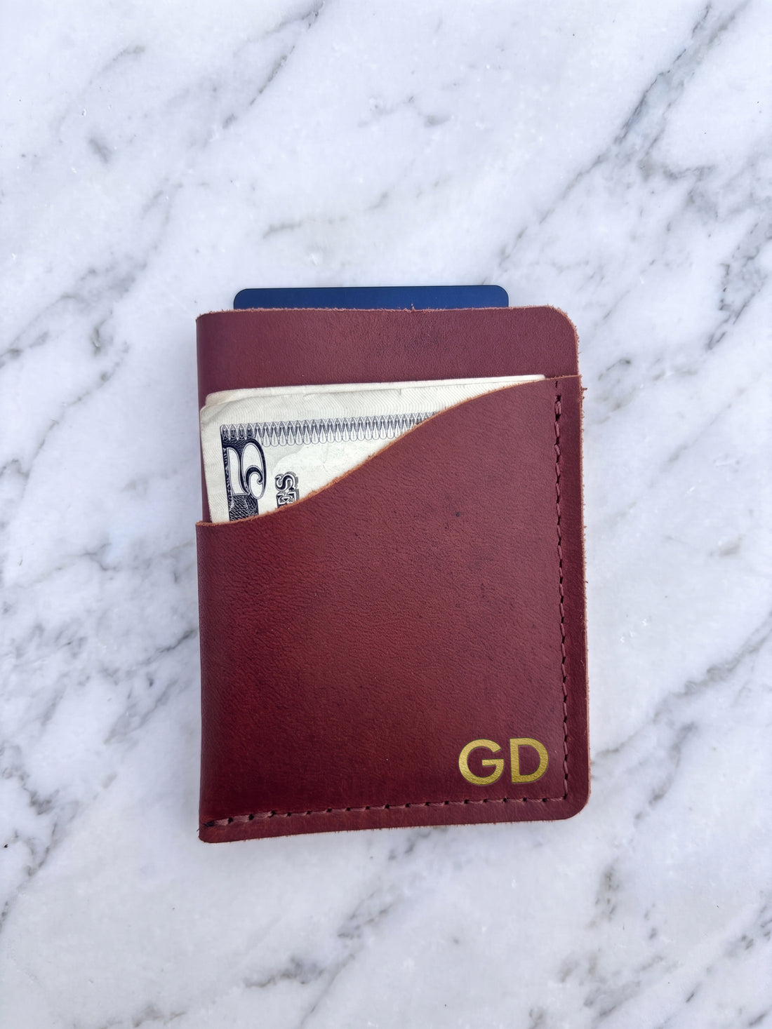 Wave Wallet – Handmade Minimalist Slim Card Holder