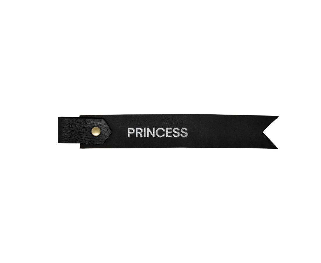 Two-Tone Personalized Leather Bookmark