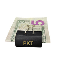 Personalized Leather Clip Money Holder (Set of 3)