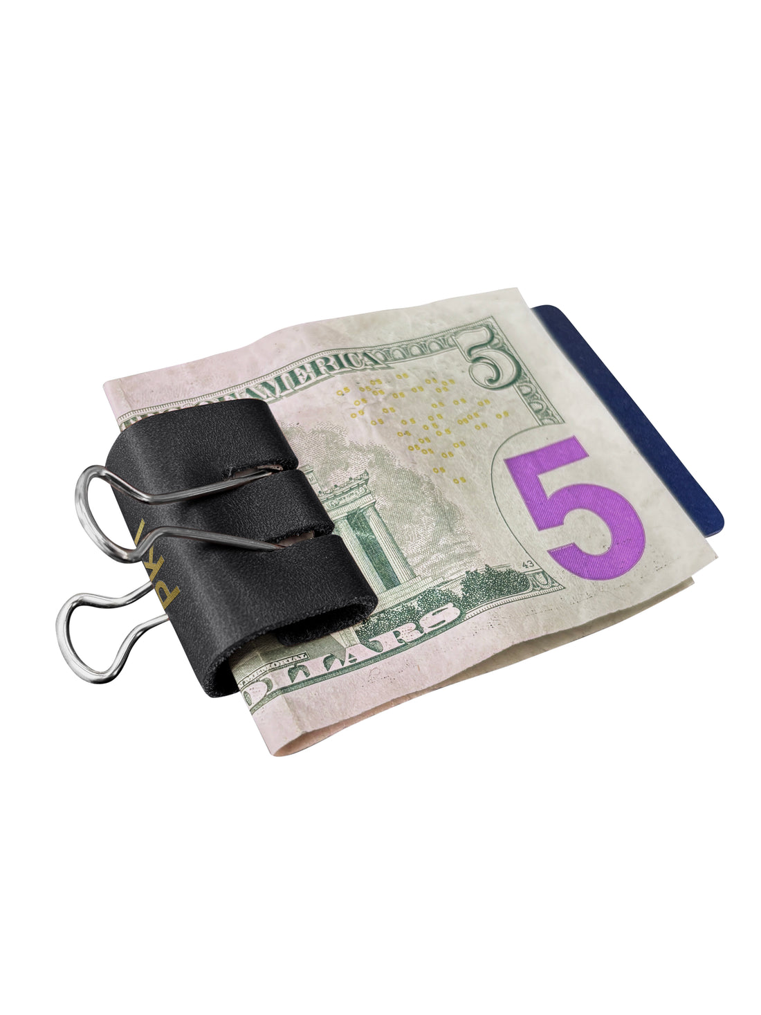 Personalized Leather Clip Money Holder (Set of 3)