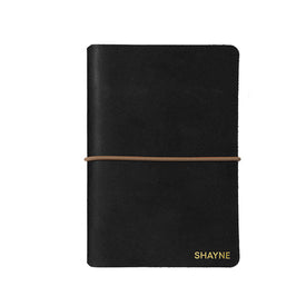 Refillable Medium Notebook Sleeve with Stretch Cord | Handmade in the USA