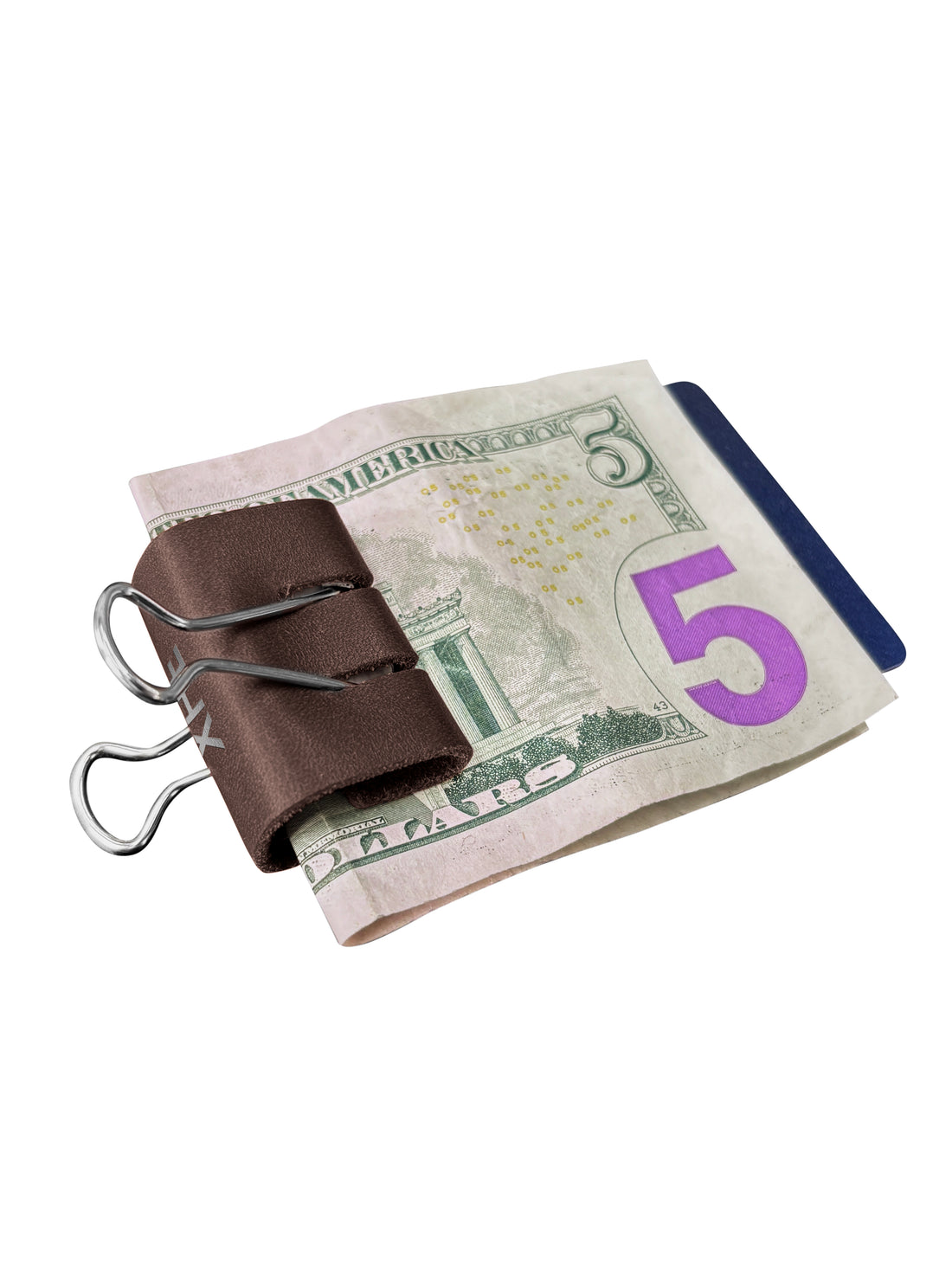 Personalized Leather Clip Money Holder (Set of 3)