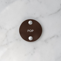 Personalized Leather Cord Taco