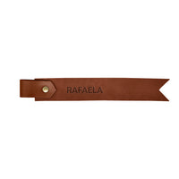 Two-Tone Personalized Leather Bookmark