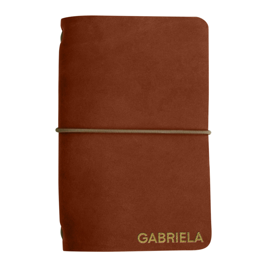 Refillable Small Notebook Sleeve with Stretch Cord | Handmade in the USA