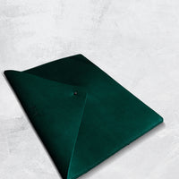 Personalized Leather Laptop Sleeve | Custom Leather Laptop Case