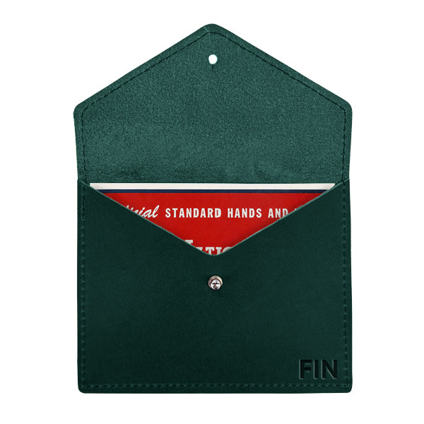 Personalized Full Grain Leather Mahjong Card Holder | Mahjong Score Card Case | Mahjong Gift for Women
