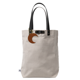 Handcrafted Leather Crescent Moon Bag Charm