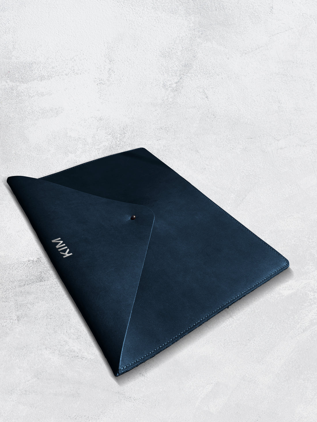 Personalized Leather Laptop Sleeve | Custom Leather Laptop Case