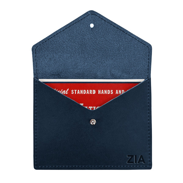 Personalized Full Grain Leather Mahjong Card Holder | Mahjong Score Card Case | Mahjong Gift for Women