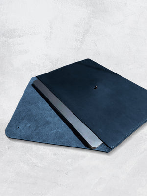 Personalized Leather Laptop Sleeve | Custom Leather Laptop Case