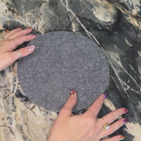 Sustainable Round Felt Mousepad