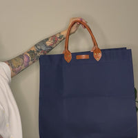 Personalized Canvas Log Carrier