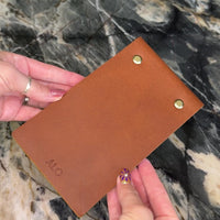 Personalized Leather Notepad Full Cover