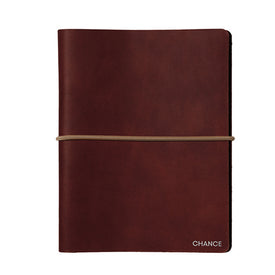 Refillable Large Notebook Sleeve with Stretch Cord | Handmade in the USA